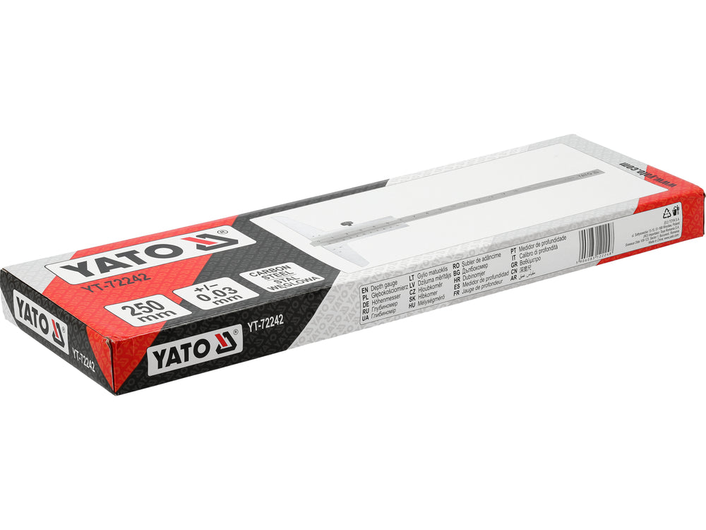 Gylio matuoklis | 250 mm (YT-72242)