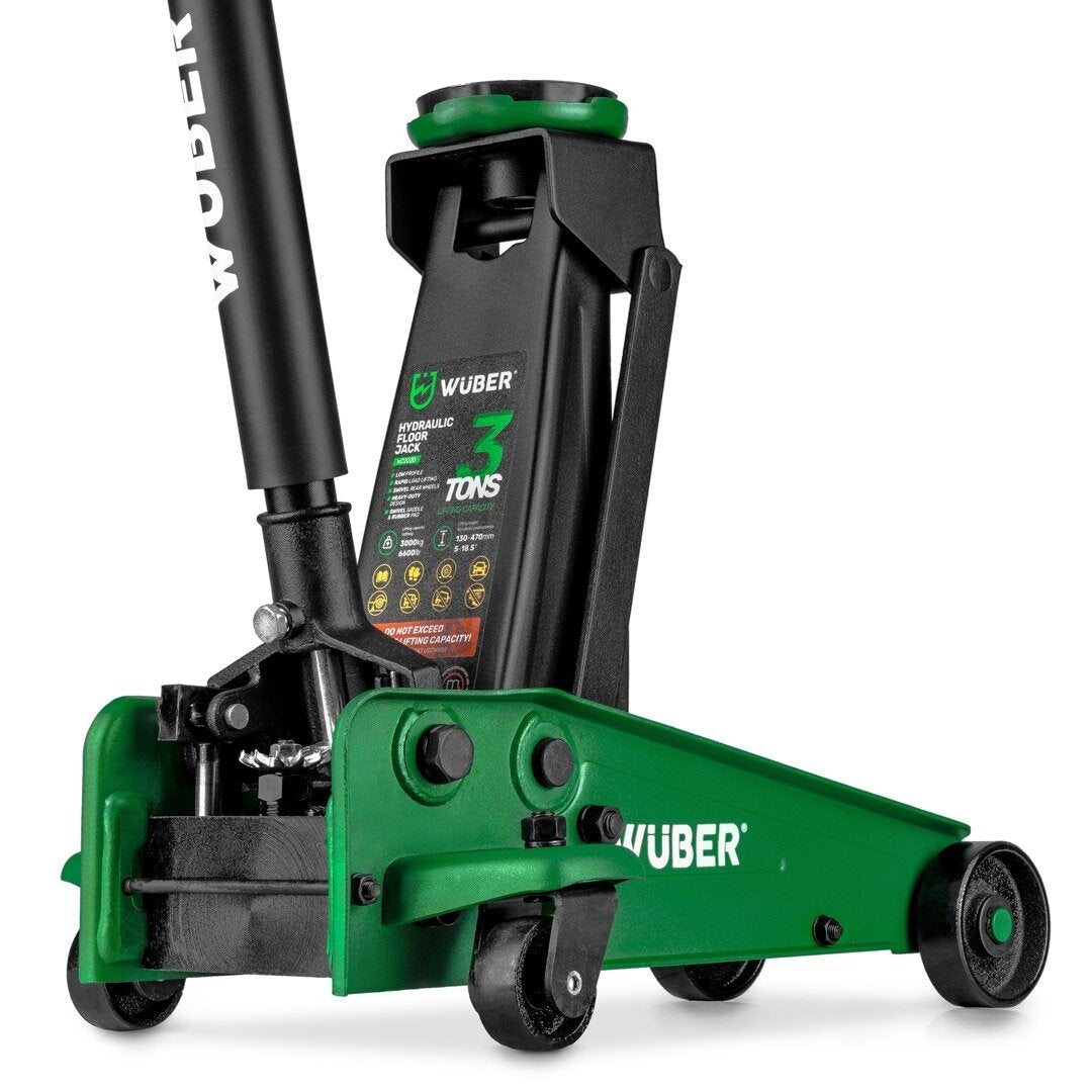 Domkratas su ratukais | hidraulinis | 2 gumos | 3 t (SK3026)