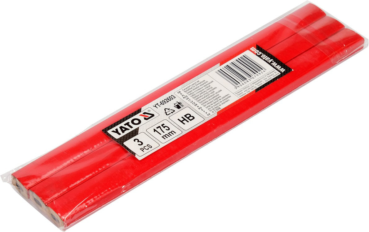 Staliaus pieštukai | 175 mm | 3 vnt. (YT-692603)