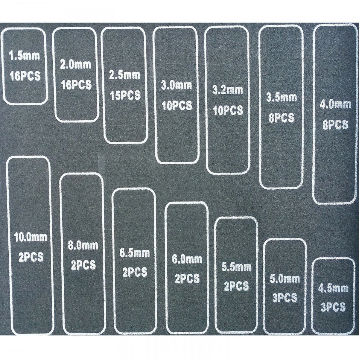 Grąžtų metalui komplektas | (HSS-Co / Inox ) Cobalt M35 | kobalto lydinys | 1.5 - 10 mm | 99 vnt. (DR397)