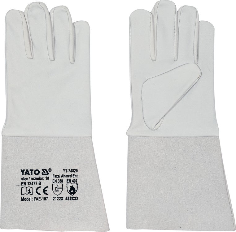 Suvirinimo pirštinės TIG | B tipas (YT-74820)