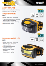 Prožektorius dedamas ant galvos | COB LED 3W (88676)