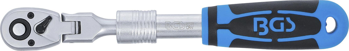 Трещотка для головок выдвижная, гибкая | 6.3 mm (1/4") | 210 - 250 mm