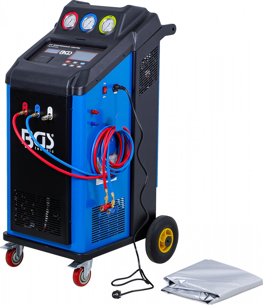 Automatinė automobilinių kondicionierių diagnostikos ir pildymo stotelė | LCD ekranas | R134a/R1234yf sistemoms (7092)