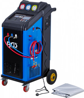 Automatinė automobilinių kondicionierių diagnostikos ir pildymo stotelė | LCD ekranas | R134a/R1234yf sistemoms (7092)