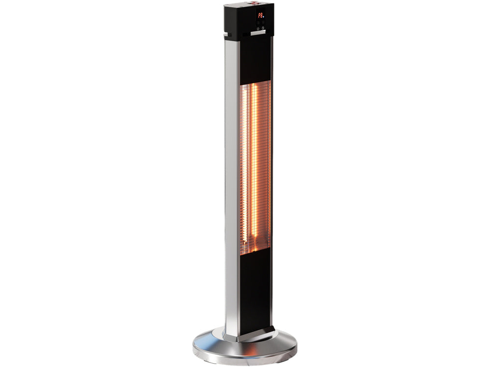 Infraraudonųjų spindulių šildytuvas | mobilus | 2000W | su pultu (68791)