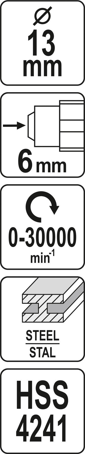 Freza metalui | cilindro formos (YT-61714)