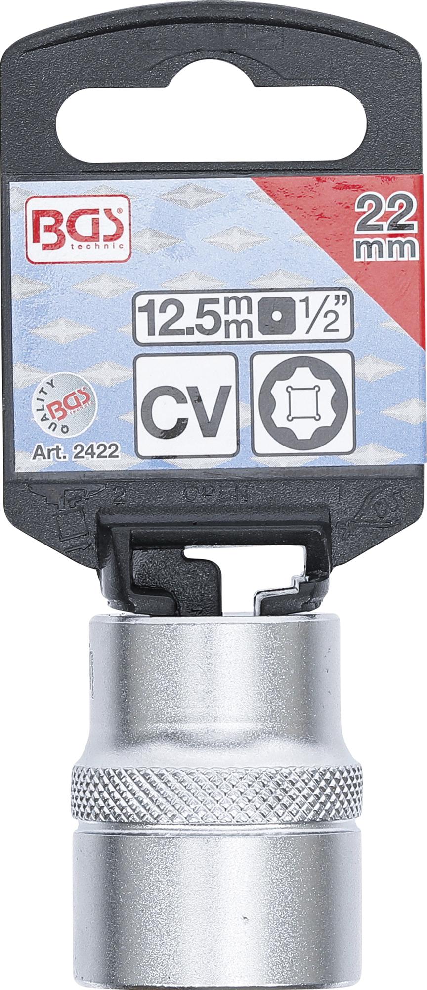Galvutė šešiakampė | Super Lock | 12.5 mm (1/2") | 22 mm (2422)