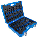 Smūginių antgalių 1/2" rinkinys | Hex, Torx, Spline | 56 vnt (7298)