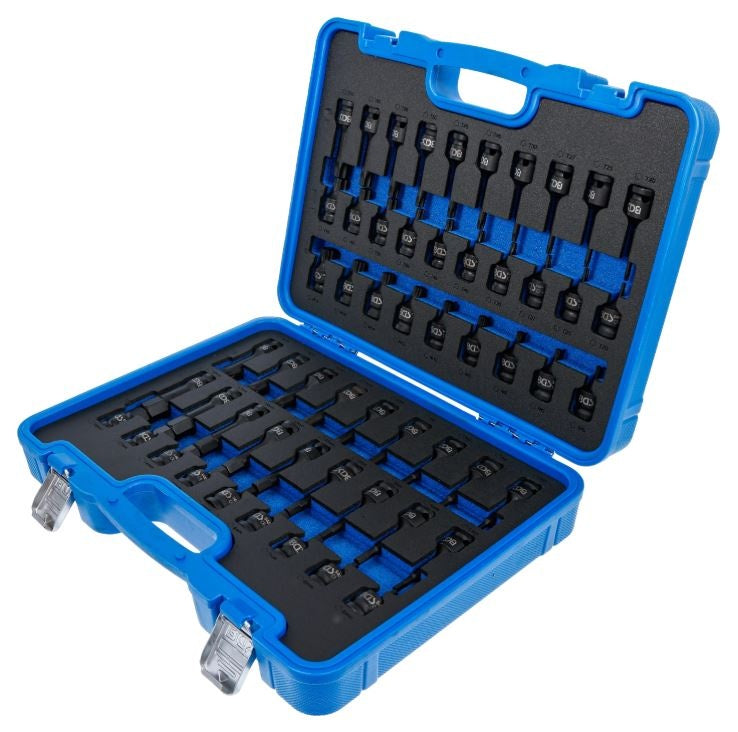 Smūginių antgalių 1/2" rinkinys | Hex, Torx, Spline | 56 vnt (7298)