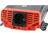 Automobilinis įtampos inverteris | grynas sinusas | 12/230V 600W (YT-81482)