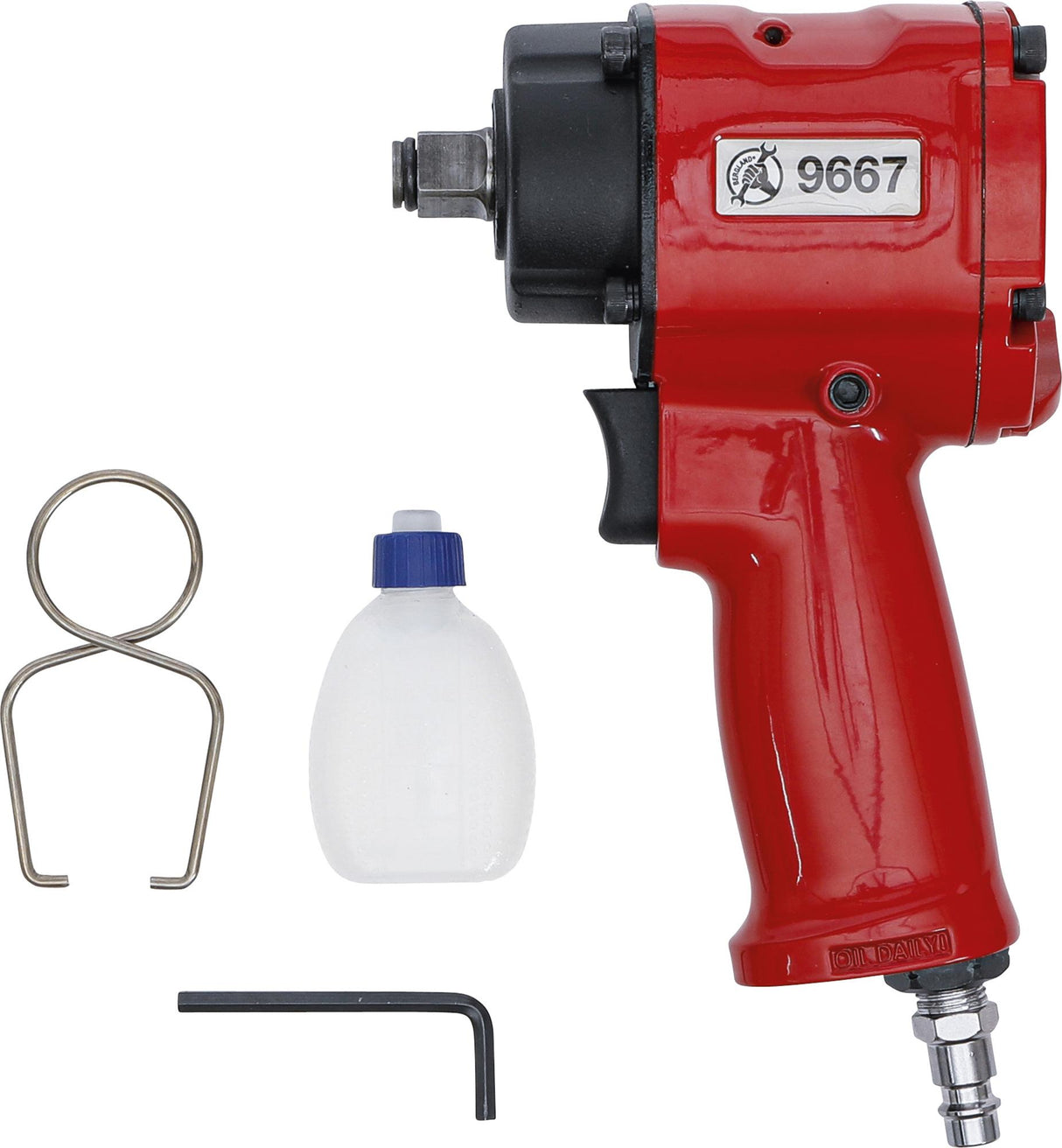 Pneumatinis smūginis veržliasukis | siauras | 12.5 mm (1/2") | 630 Nm (9667)