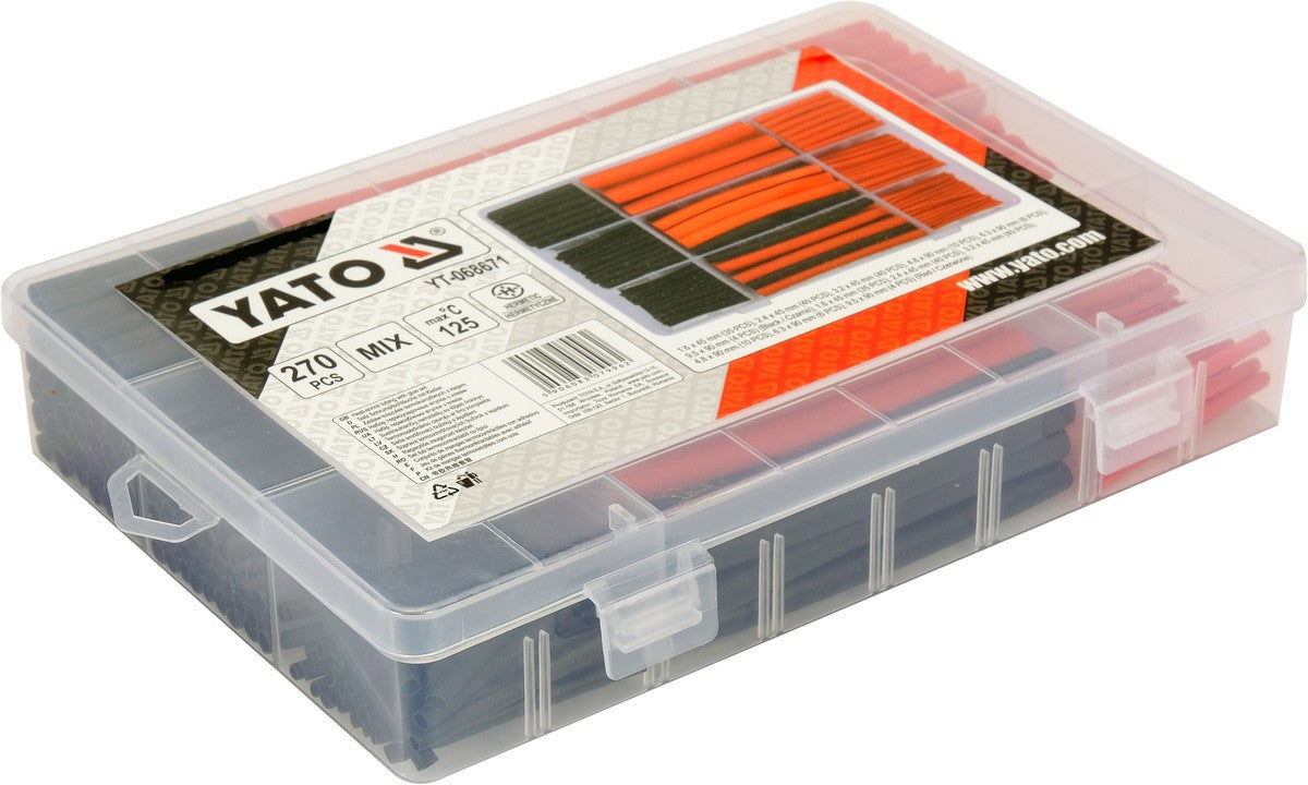 Termo žarnelių (kembrikų) asortimentas | spalvotos | 270 vnt. (YT-068671)