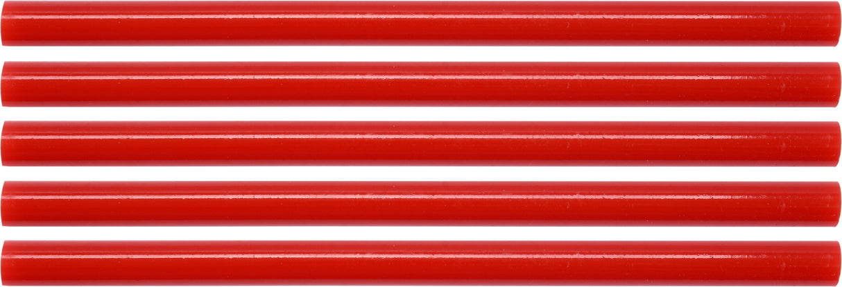 Karštų klijų lazdelių rinkinys 11,2x200mm 5vnt. raudonos (YT-82434)