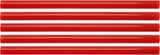 Karštų klijų lazdelių rinkinys 11,2x200mm 5vnt. raudonos (YT-82434)