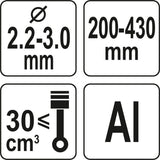 Galvutė trimeriams / žoliapjovėms | turbo (YT-85111)