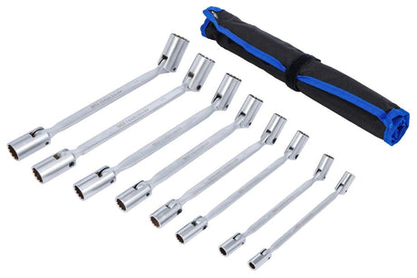 Raktų dvipusių su vartoma galvute komplektas | 8 - 24 mm | 8 vnt (74426)