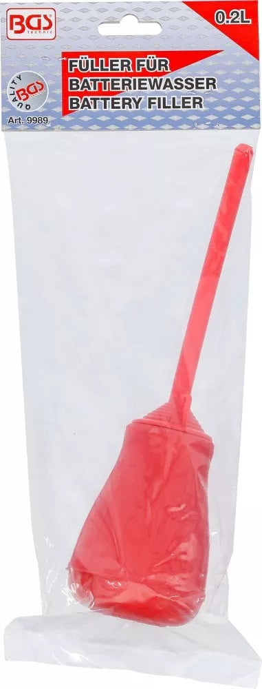 Akumuliatoriaus išsiurbimo / užpildymo pipetė (9989)