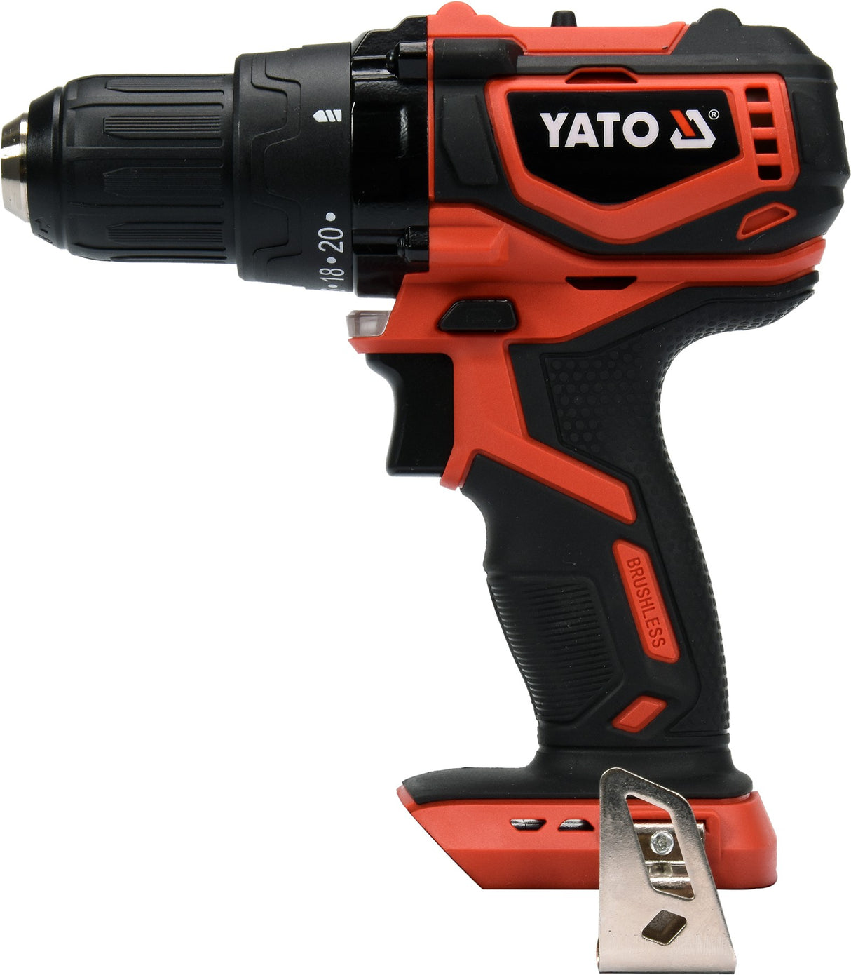 Akumuliatorinis gręžtuvas / suktukas bešepetėlinis be akumuliatoriaus (YT-82795)