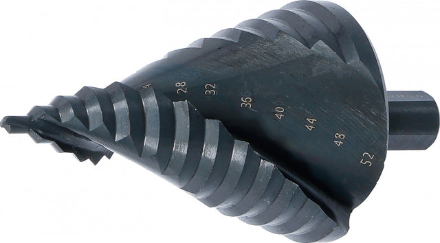 Pakopinis kūginis grąžtas | titano ir aliuminio nitrido danga | Ø 4–52 mm (74702)