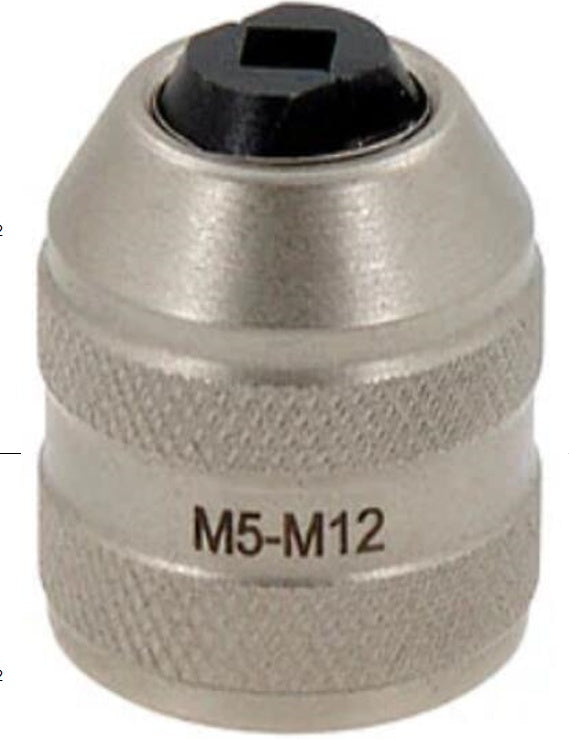 Sriegiklio griebtuvas laikiklis | reguliuojamas | 1/4"Dr M5-M12 (SK6583)