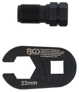 DPF degalų garintuvo veržliaraktis 22 mm ir sriegio atnaujinimo įrankis M20 × 1,5 | „Ford“ (74778)