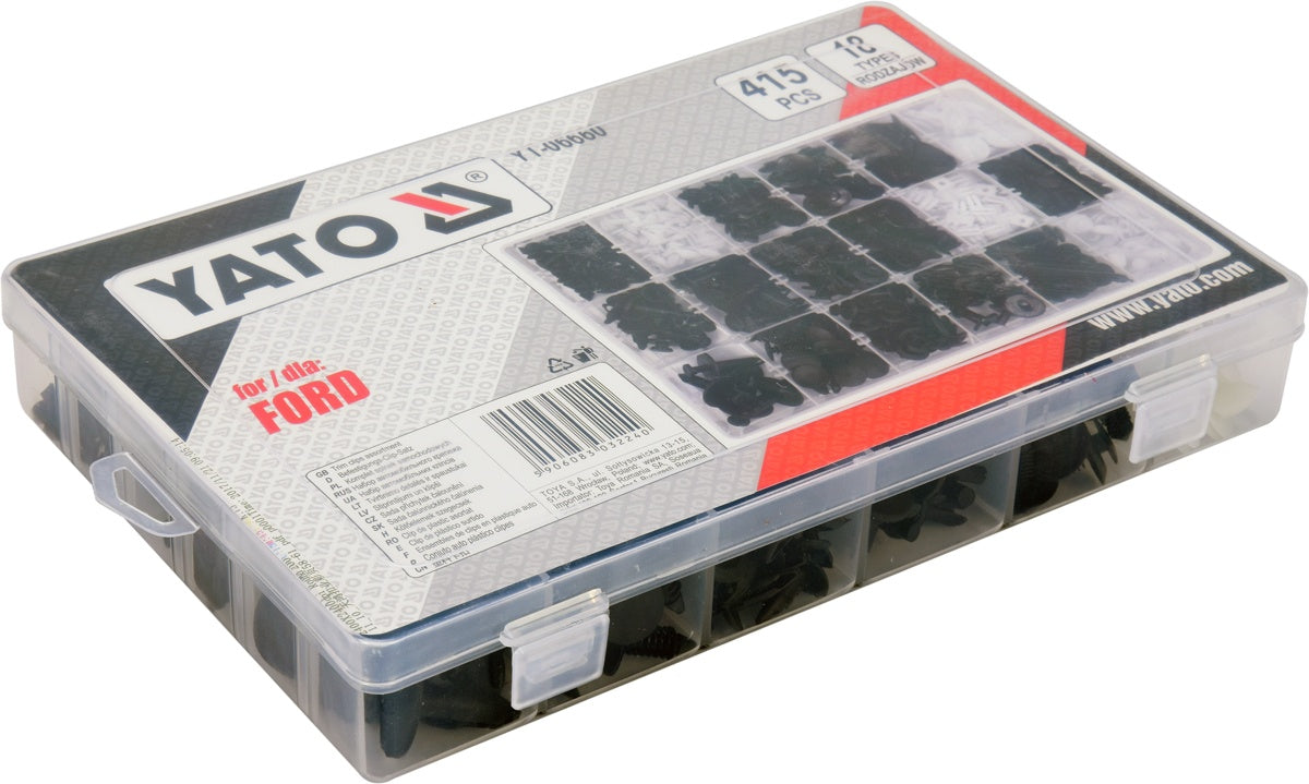 Automobilinis klipsų asortimentas Ford | 415 vnt. (YT-06660)