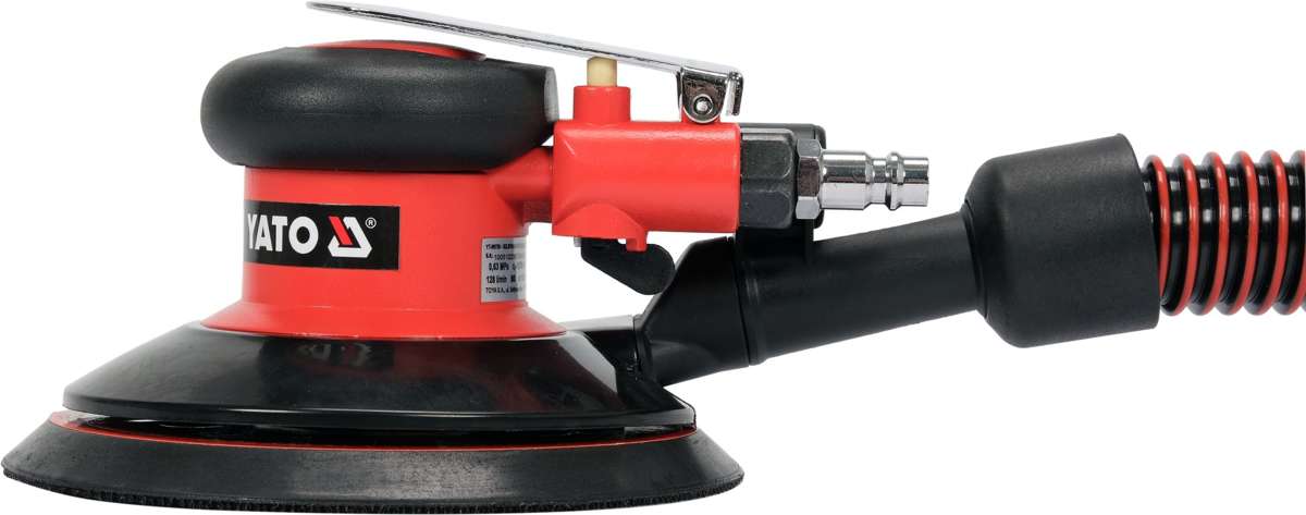 Pneumatinis poliruoklis / šlifuoklis | su nusiurbimu | 150 mm (YT-09738)