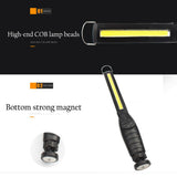 COB-LED рабочая лампа | ультратонкая | много положений | магнитная | USB