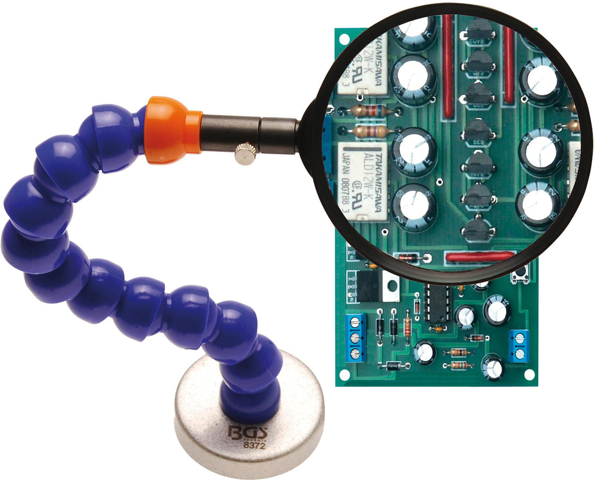 Didinamasis stiklas su lanksčia rankena ir magnetine koja (8372)
