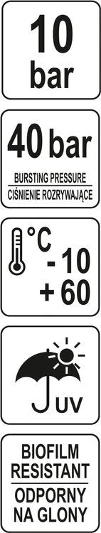 Sodo / laistymo žarna | 5 sluoksnių | 1/2" 15 m (89380)