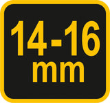 Staklės armatūros lankstymui rankinės | 14-16 mm (49802)