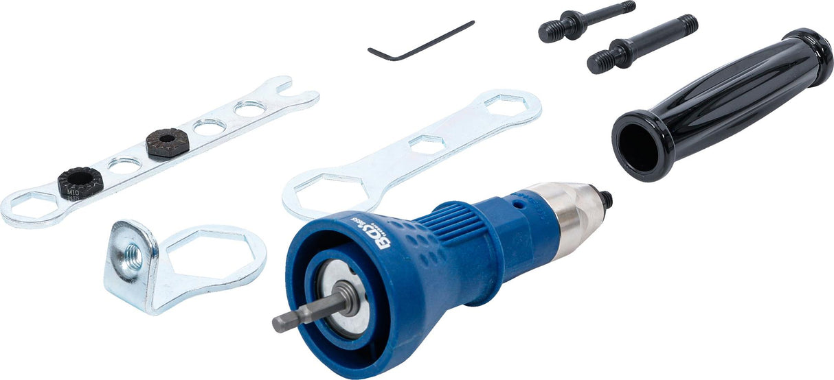 Priedas į grąžtą / srieginis kniediklis | M3 / M4 / M5 / M6 (9655)