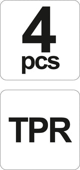 Silikoninių špakliuočių / mentelių rinkinys | 4 vnt. (YT-5261)