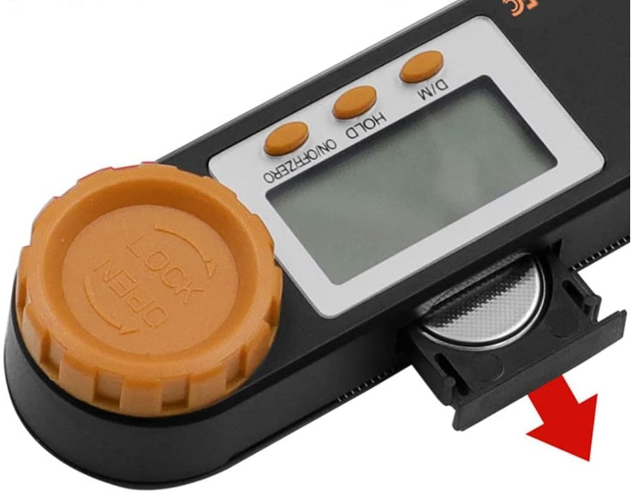 Daugiafunkcinė skaitmeninė kampinė liniuotė / gulsčiukas | 4 viename (DAR4)