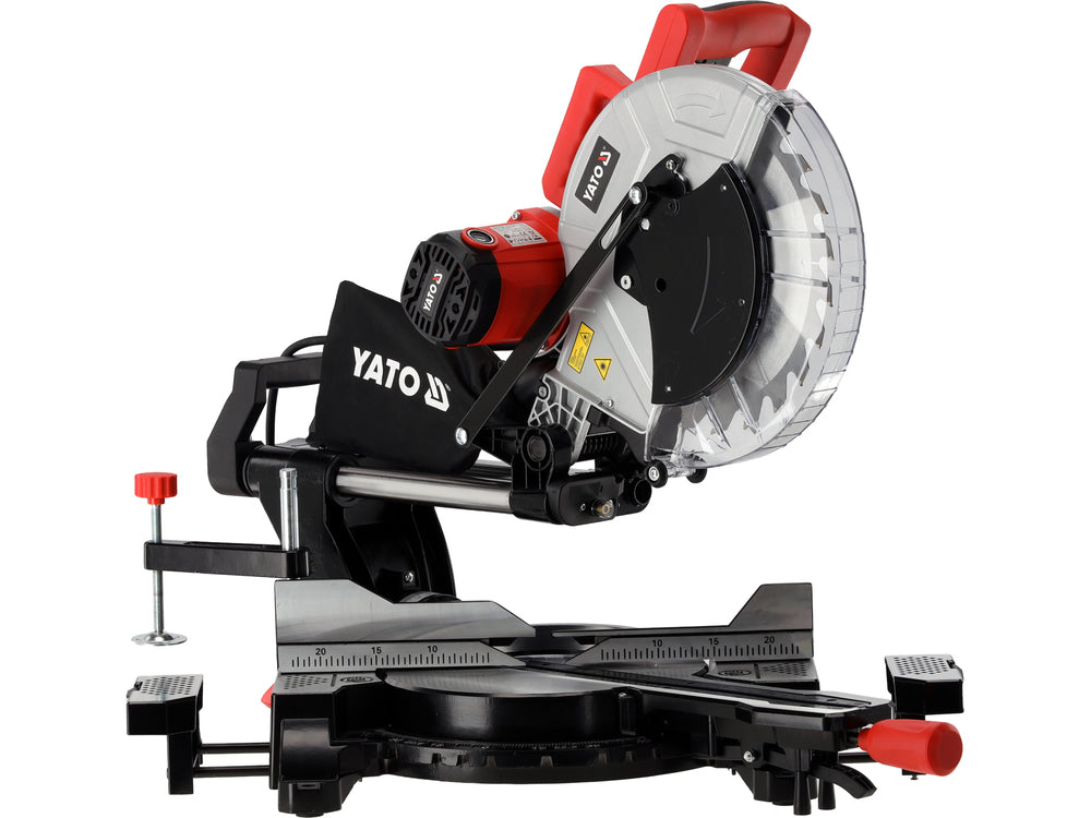 Mitre saw with laser | 2000 W | Ø305 mm | double-bevel head | sliding head (YT-82176)
