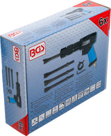 Pneumatinis plaktuko ir kaltų rinkinys | su greito atleidimo griebtuvu | 10 mm (6240)