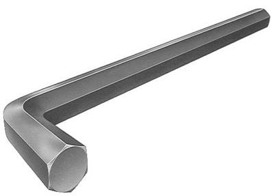 Šešiakampis raktas lenktas 17 mm, Cr-V,  290x53 mm (35D917)