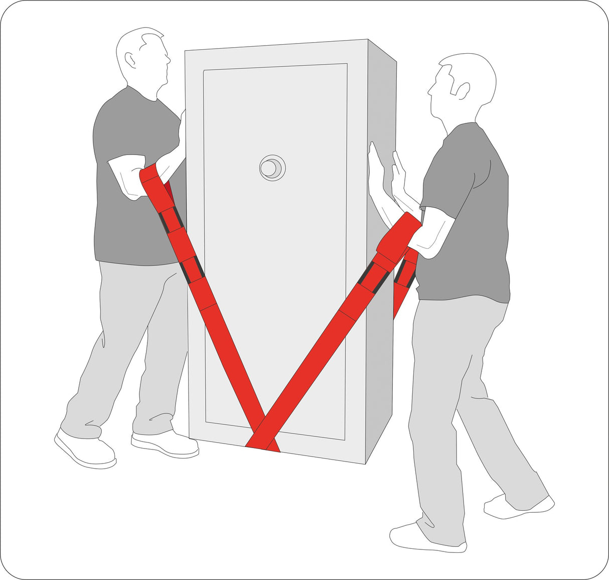 Baldų nešimo diržai | 8X280 cm | 2 vnt (YT-74260)