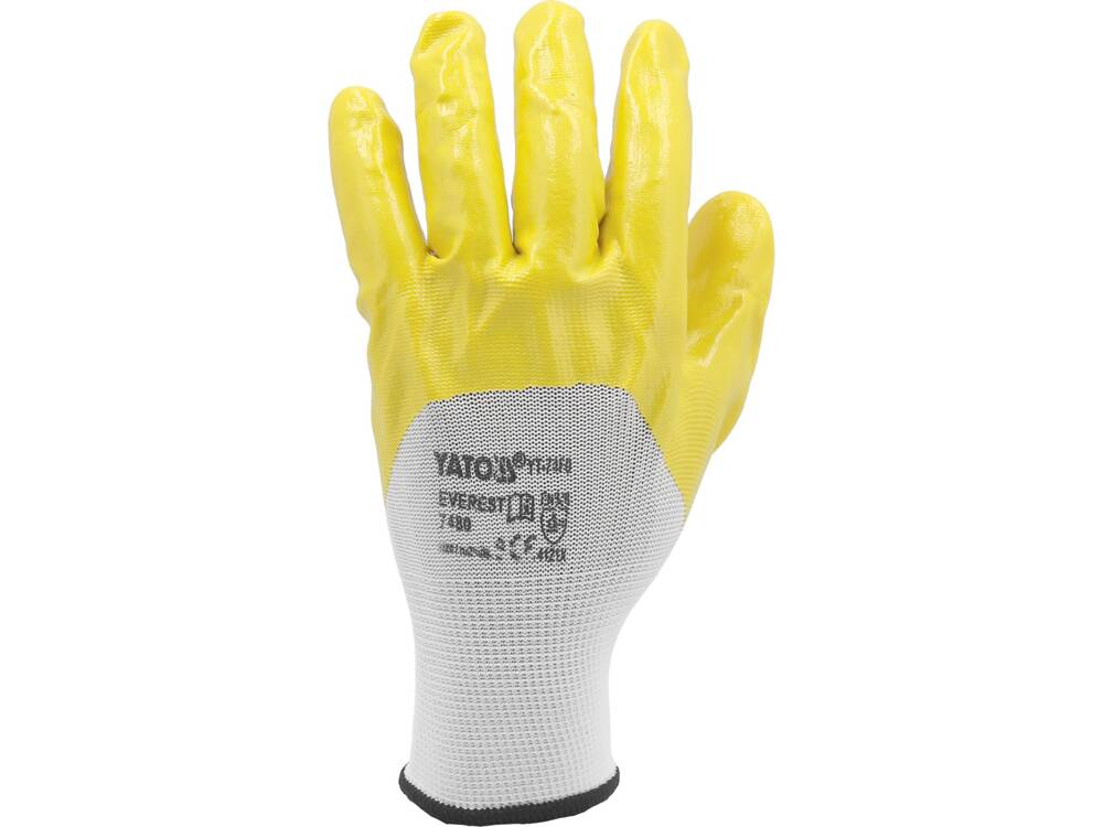 Darbo pirštinės 9" | nailonas / nitridas (YT-7480)