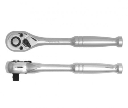 Raktas galvutėms poliruota rankena 1/4" 125mm "Stahlberg" (H3602)