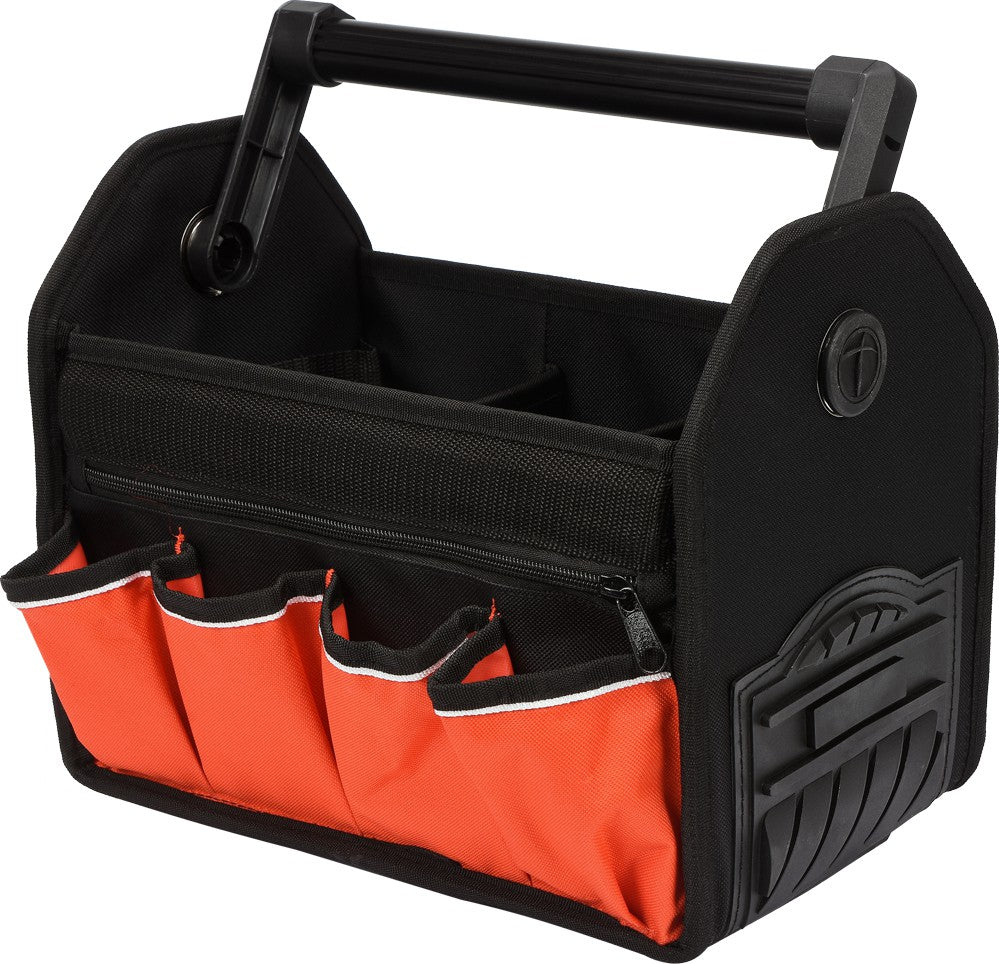 Krepšys įrankiams karkasinis su aliumine rankena 13", 17 kišenių (YT-74372)