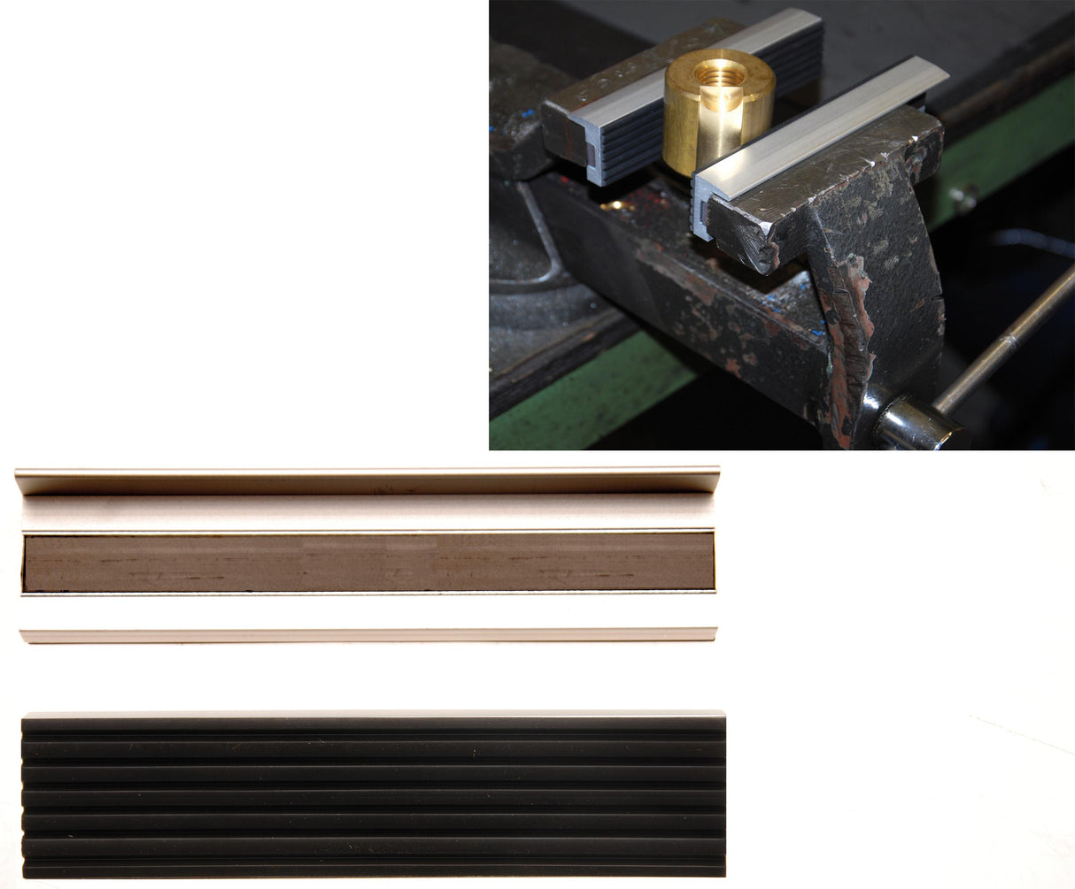 Spaustuvų lūpų apsaugos gumuotos | Aliuminis | 125 mm | 2 vnt. (3044)