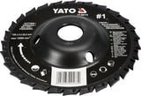 Diskas/freza medžiui 125mm, No1 (YT-59174)