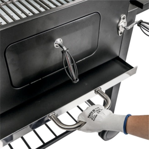 Ketaus kepsninė anglinė / grilis | DELUXE | grotelės 54 X 37 cm (99927)