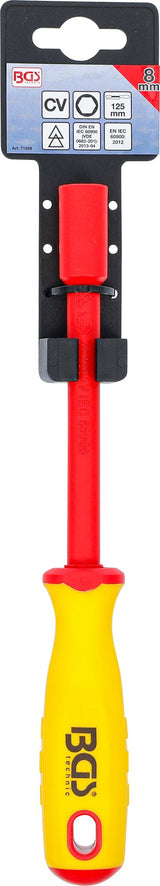 VDE atsuktuvas su galvute | Šešiakampis | 8 mm | Ašmenų ilgis 125 mm (71088)