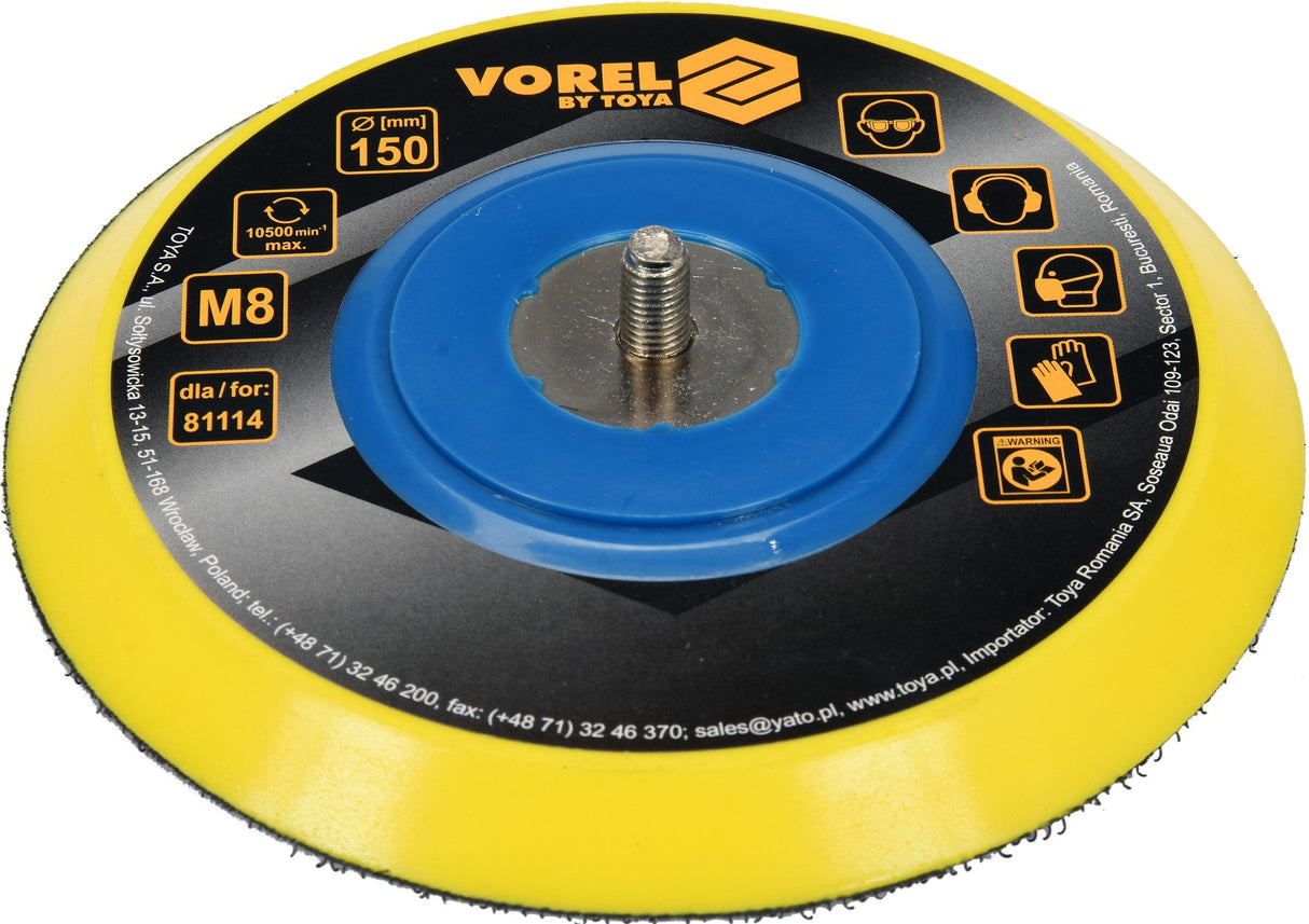 Velcro padas Ø 150 mm poliruokliui (81115)
