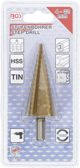 Grąžtas skylės (pa)platinimui pakopinis | Titano nitridas | Ø 4 - 32 mm (1619)