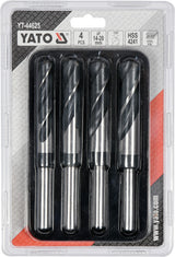 Grąžtų metalui rinkinys | 14 - 16 - 18 - 20 mm | 4 vnt. (YT-44625)