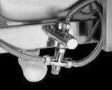 Keliu valdoma praustuvė su maišytuvu ir muilo dozatoriumi (YG-10010)